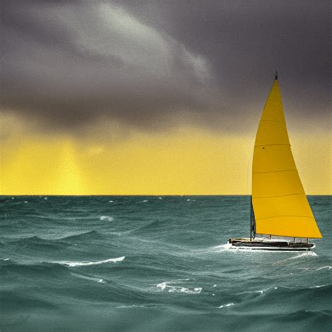 Velero En Una Tormenta Creative Fabrica