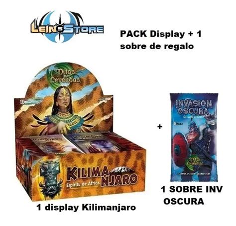 Display Sobres Mitos Y Leyendas Kilimanjajro Sobre Cuotas Sin