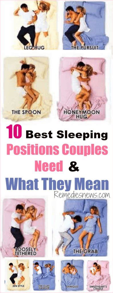 The 10 Best Sleeping Positions Couples Need And What They Mean