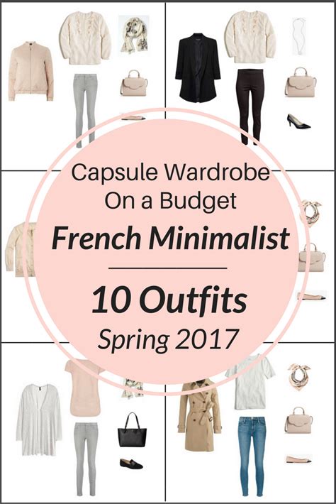 Create A French Minimalist Capsule Wardrobe 10 Spring Outfits Classy Yet Trendy