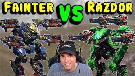 Fainter Vs Razdor Which Is Better Mk War Robots Live Gameplay Wr