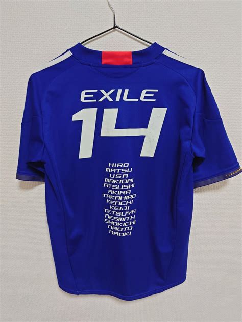 35％割引ブルー系【超特価sale開催！】 Exile Akira サッカー日本代表レプリカユニフォーム ウェア サッカーフットサルブルー系