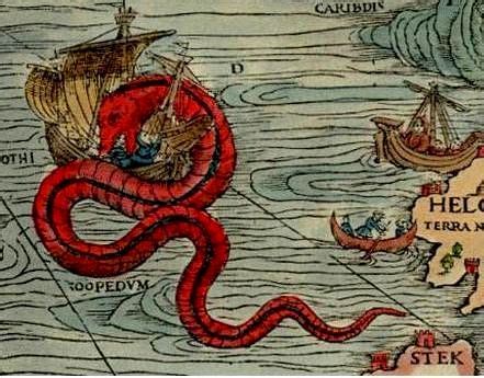 8 Sea Monster Maps Ideas Sea Monsters Cartography Creatures