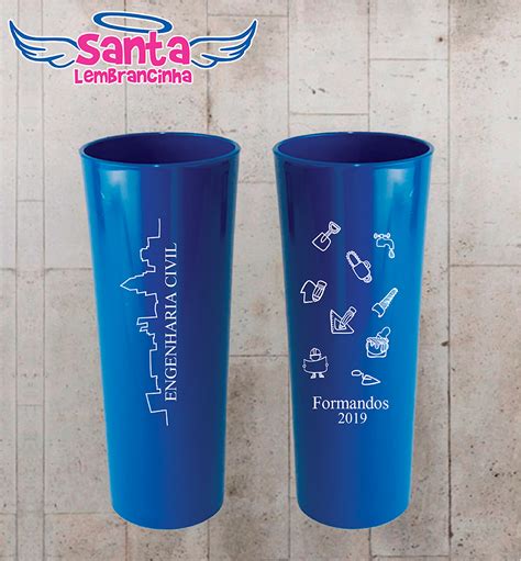 Copo Long Drink Formatura Engenharia Civil Personalizado COD 7336