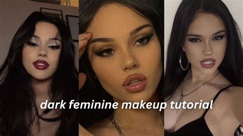 Dark Feminine Makeup Tutorial🍒⭐ Tiktok Compilation Youtube