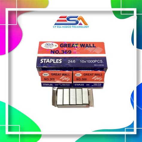 Isi Staples Sedang Great Wall No 369