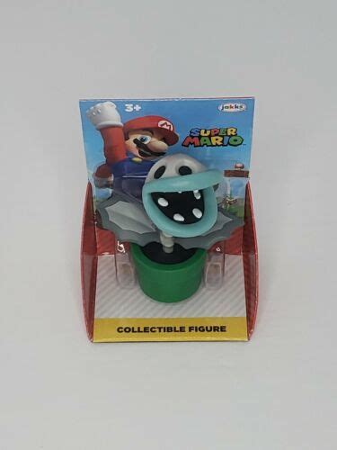 World Of Nintendo Super Mario Bone Piranha Figure 25 Jakks Pacific