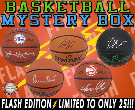 Schwartz Sports Basketball Signed Mystery Box Series 3 FLASH Edition