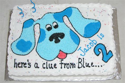 Blues Clues Printable Cake Template Printable Word Searches Aria Art