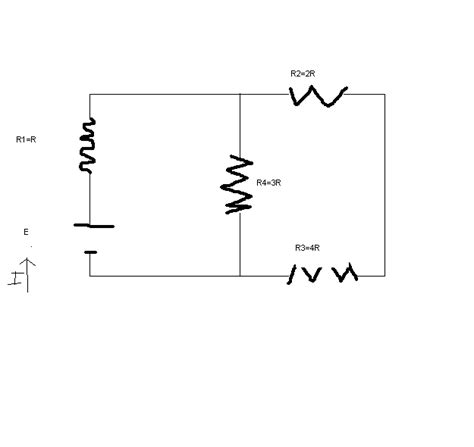 Oneclass Four Resistors Are Connected To A Battery As Shown In The