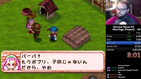 WR Harvest Moon 64 Marriage Popuri Speedrun 1 03 20 YouTube