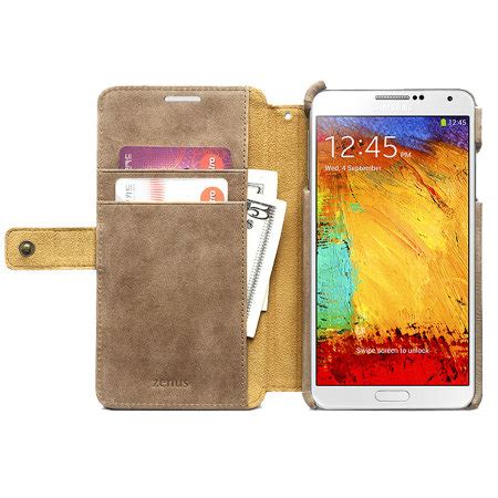 Zenus Retro Vintage Diary Case Samsung Galaxy Note 3 Vintage Brown