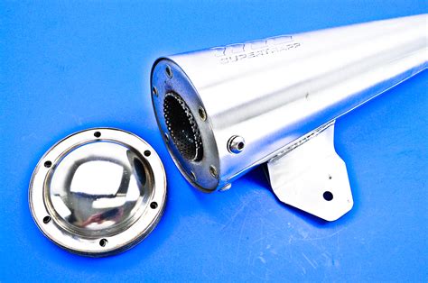 Supertrapp Into Megaphone Satin Exhaust Motorcycleparts U