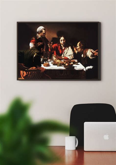 Caravaggio Supper at Emmaus 1601 Giclée Print Luxury Fine Art Print