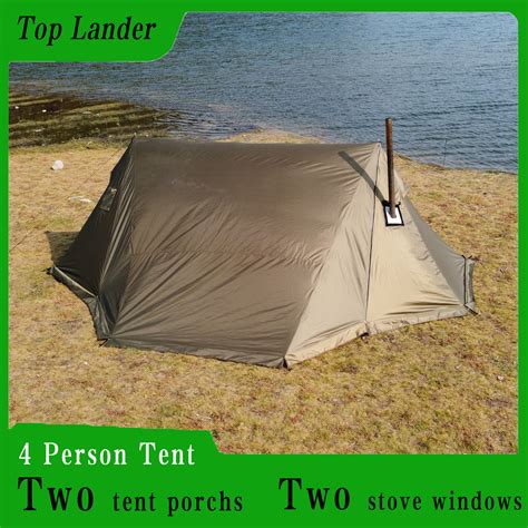 Top Lander 4 Person Waterproof Camping Tent, Four Season, Cold Weather - Walmart.com