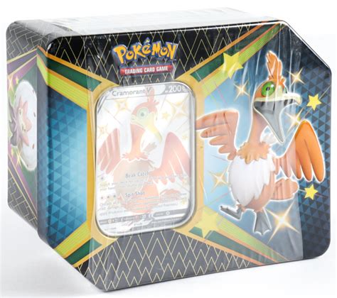 Pokémon TCG Shining Fates Tin Cramorant V Pristine Auction