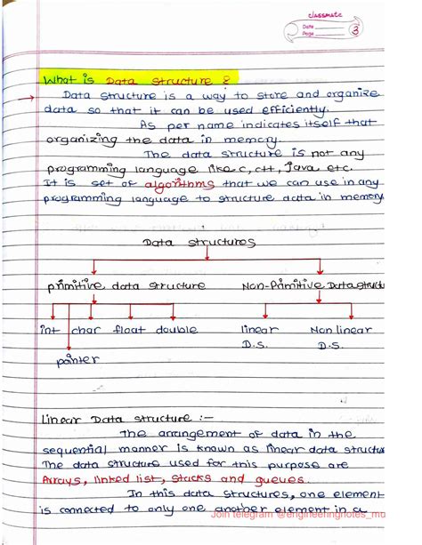 Solution Data Structures Handwritten Notes Studypool