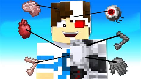 Gahmarin Virou Metade Cyborg No Minecraft Youtube