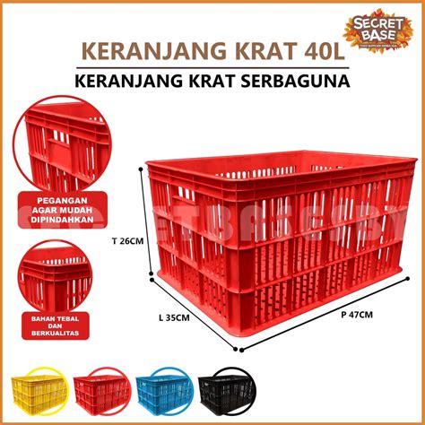 jual krat  liter krat piring buah keranjang pakaian krat