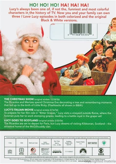 I Love Lucy: Colorized Christmas (DVD 1956) | DVD Empire