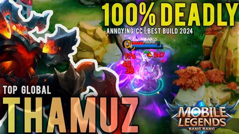 Thamuz Best Build 2024 Top Global Build Thamuz Gameplay Mobile