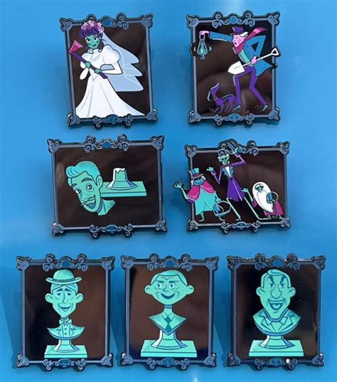 The Haunted Mansion Mystery Pin Set At Disney Parks Disney Pins Blog