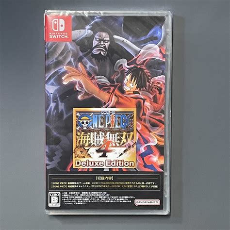 Ns 全新現貨 Switch 海賊王 海賊無雙 4 豪華版 支援中文 日版 4570131328350 蝦皮購物