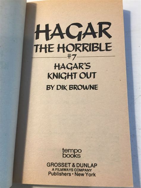 Mavin | Hagar the Horrible Knight Out Vintage 1976 Dik Browne Lucky ...