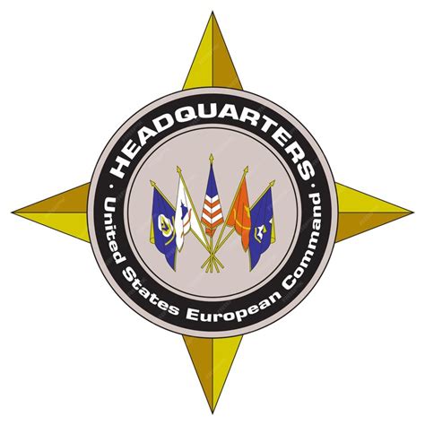 Premium Vector | Emblem of United States European Command