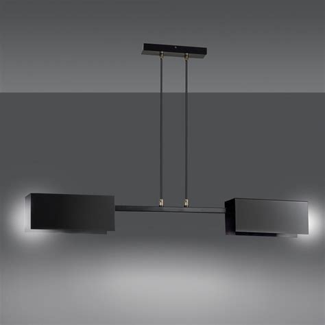 Lámpara de techo Lastro Negro 2 luces Wonderlamp Lamparas es