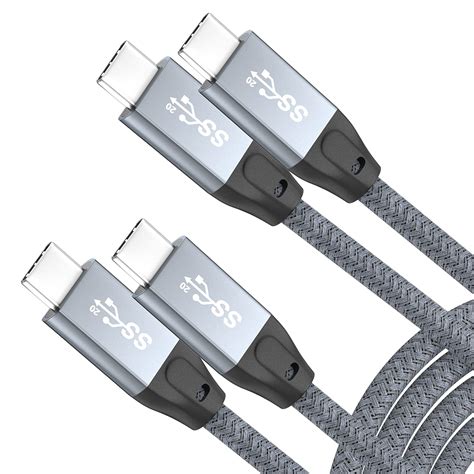 Usb C To Usb C Cable W Ft Pack Usebean Usb Type C Gen