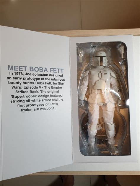Sideshow Star Wars Boba Fett Prototype Armor Mandalorian Vader Skywalker Hot Toys