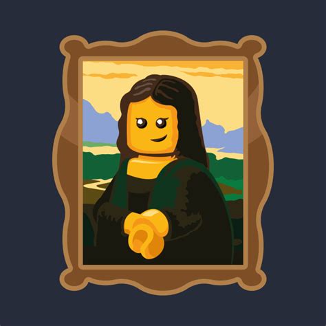 Lego Mona Lisa Frame Lego T Shirt Teepublic