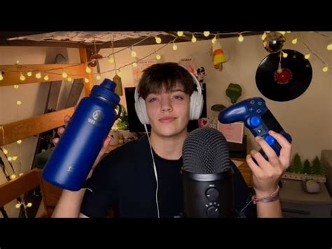 Asmr Blue Triggers Only Tapping Controller Sounds Etc Youtube