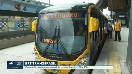 Vídeo BRT Transbrasil inaugura todas as estações RJ2 G1