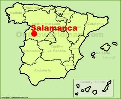 Salamanca Map | Spain | Maps of Salamanca