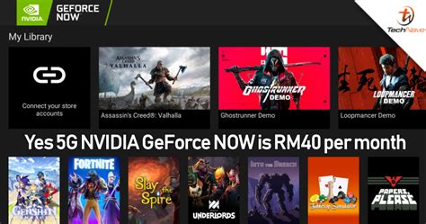 Yes G Geforce Now Cloud Gaming In Malaysia Will Be Priced At Rm Per