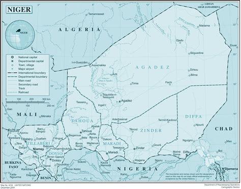 Niger Mapsof Net