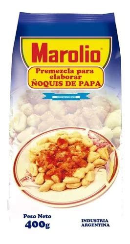 Pack X 3 Unid Premezcla Noquis 400 Gr Marolio Premezclas