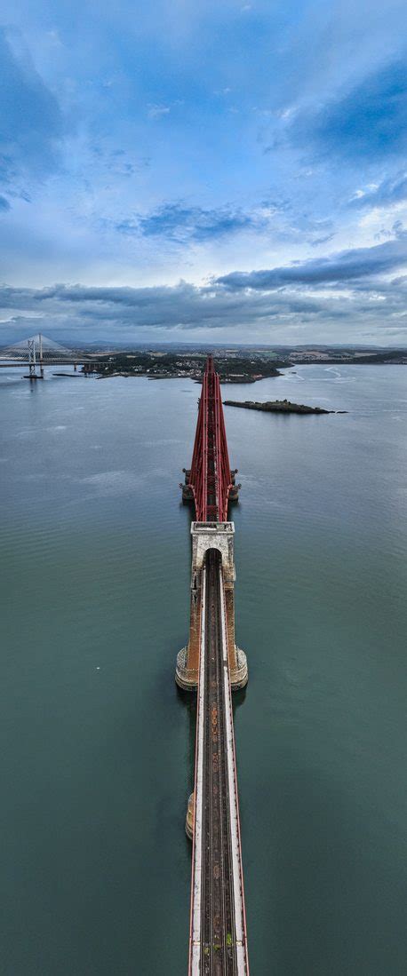 Forth Bridge [Drone] Edinburgh, Scotland, UK, United Kingdom