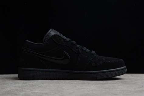 Fashion Air Jordan 1 Low Triple Black Casual Shoes 553558 056