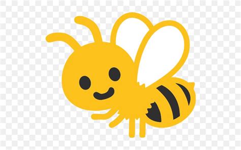 Honey Bee Emoji Android Github Png 512x512px Bee Android Beehive