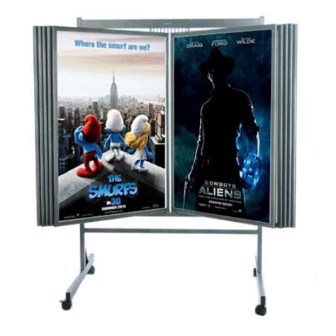 Multiple Poster Display Stands | Poster Flip Display