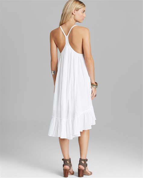 Free People Dress Solid Gauze In White Lyst