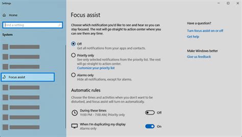 Turn Off Notifications In Windows During Certain Times Microsoft Support