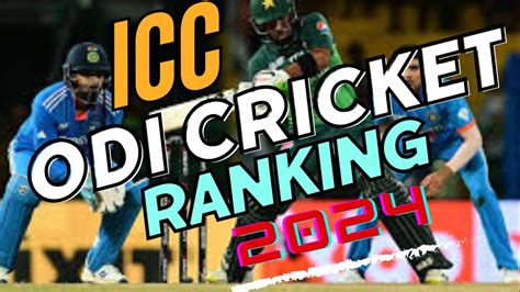 ICC ODI Ranking 2024 One Day Ranking 2024 Top Cricket Teams ICC