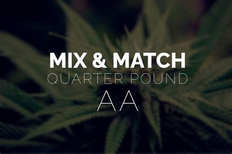 Multi Pack Quarter Pound Aa Strains 4 X 28g Weedpedia Coupons