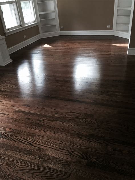 Pin By Fordgt On Red Oak Floor With Dark Walnut Stain Red Oak Floors