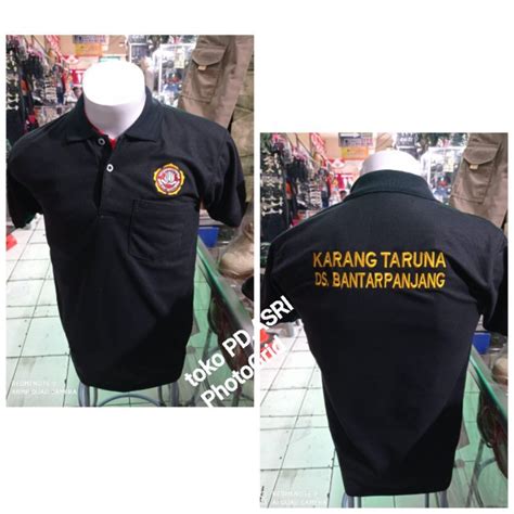 Jual Kaos Karang Taruna Bordir Lengkap Shopee Indonesia