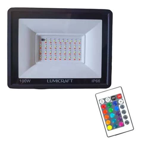 Reflector Led W Exterior Smd Rgb Multicolor Paquete Pz